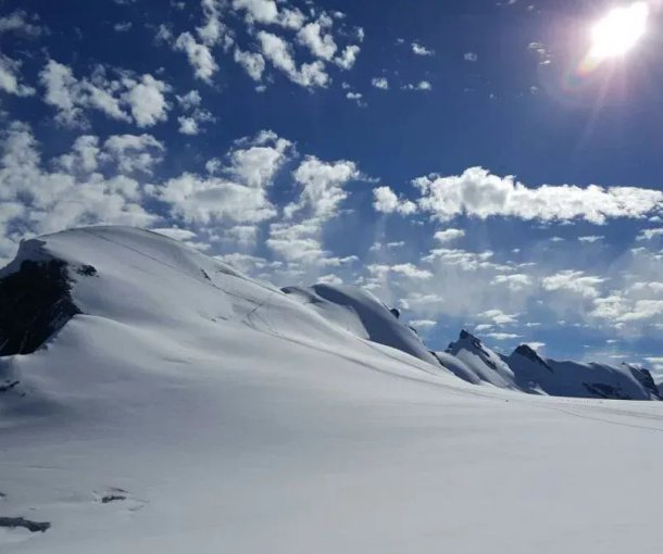 Summit of Zermatt's Breithorn