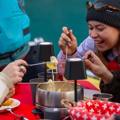 Cheese Fondue Float