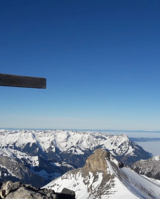 Summit cross on the Hundshorn