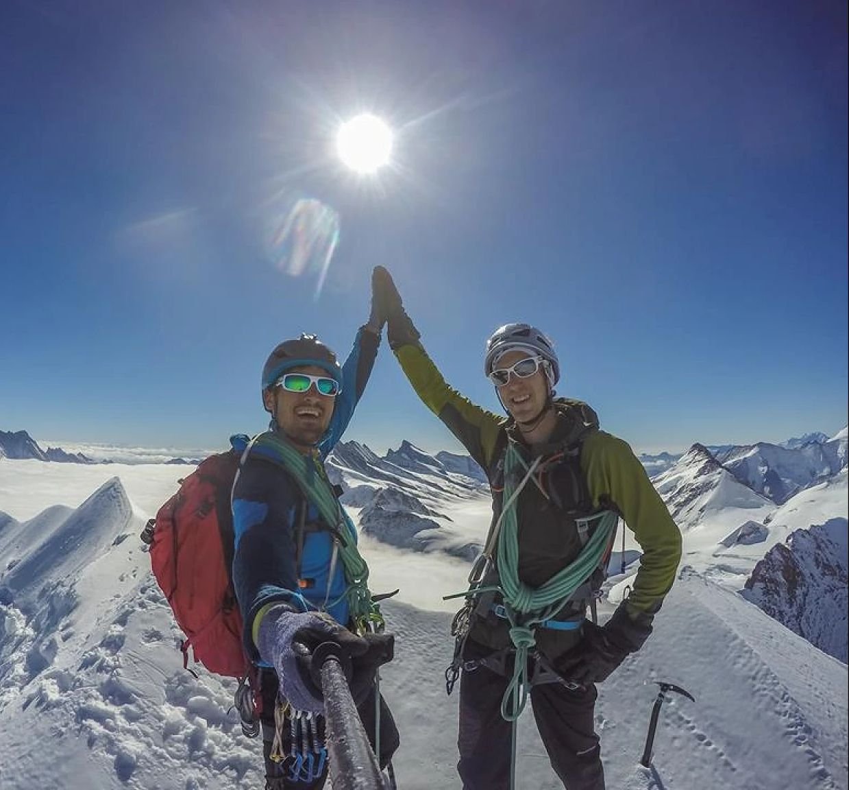 Durchsteigung der Eigernordwand