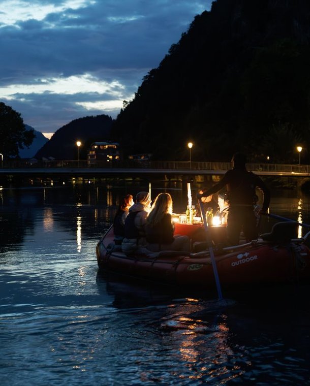 Raclette Rafting auf dem Brienzersee