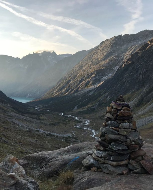 Steinmann Blick zum Göscheneralpsee