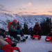 Sunset-Schlitteln mit Fondue: Erst der Berg, dann der Käse