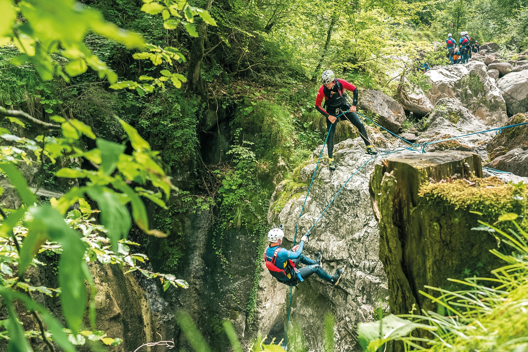 Canyoning für Anfänger: Kein Sprung ist Pflicht