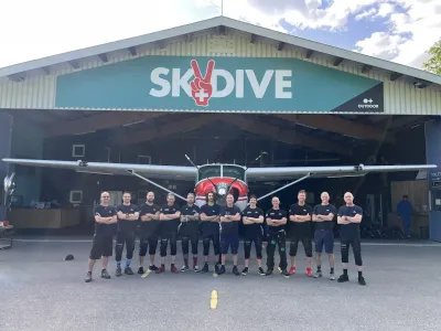 OUTDOOR Dropzone Reichenbach Hangar from the outside