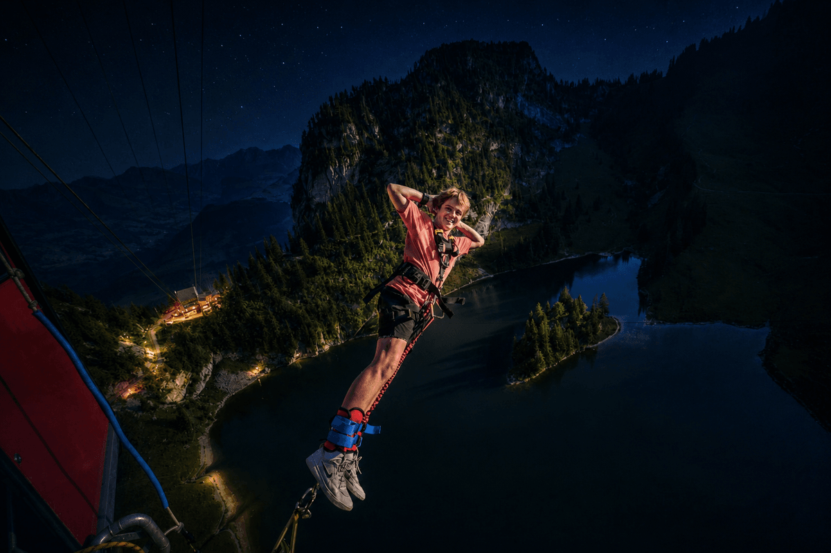 Night Bungee Jump Community Event