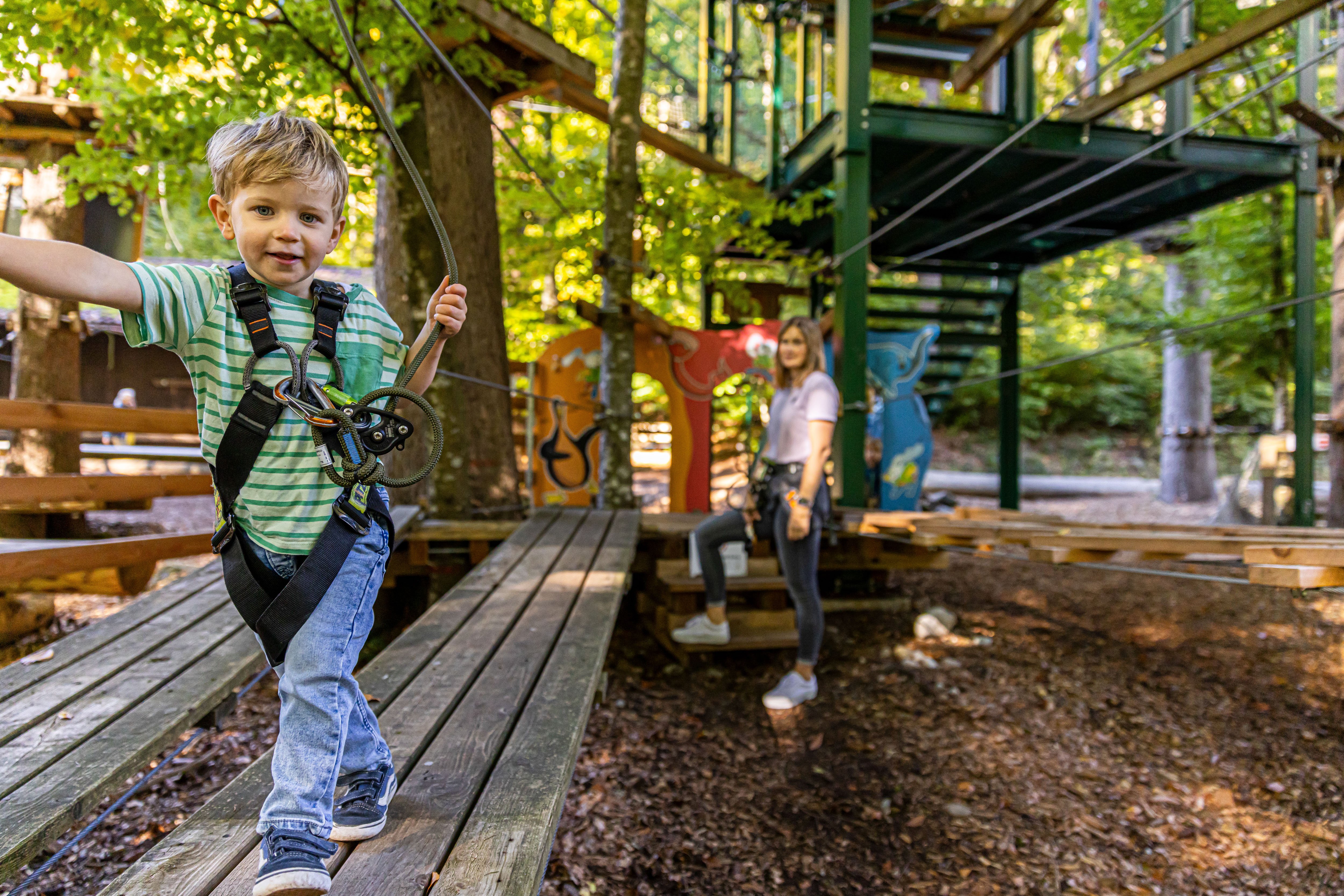 Ropes Park with Kids: Which Course from Which Age?